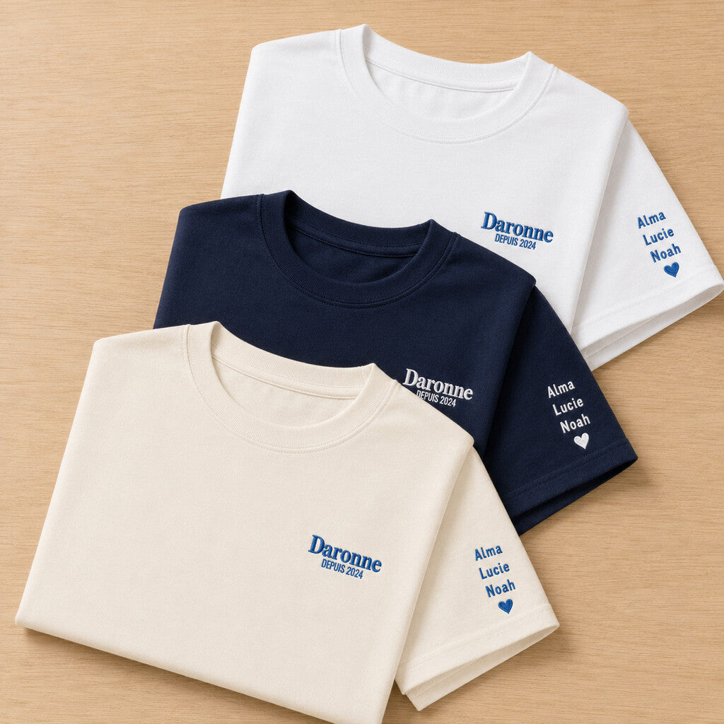 T-shirt personnalisé maman - La Daronne depuis – vue 2