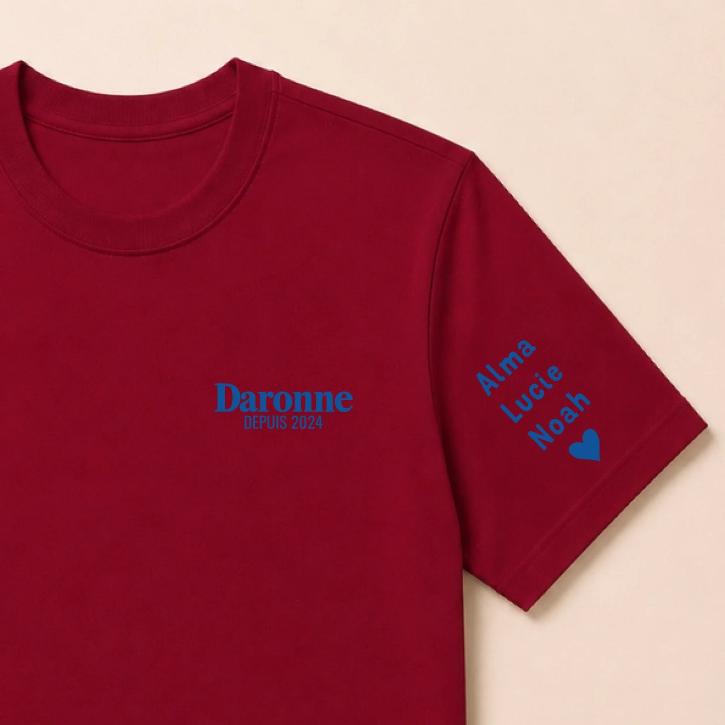 T-shirt personnalisé maman - La Daronne depuis – vue 20