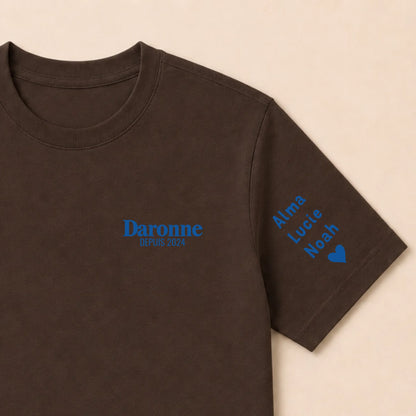 T-shirt personnalisé maman - La Daronne depuis – vue 21