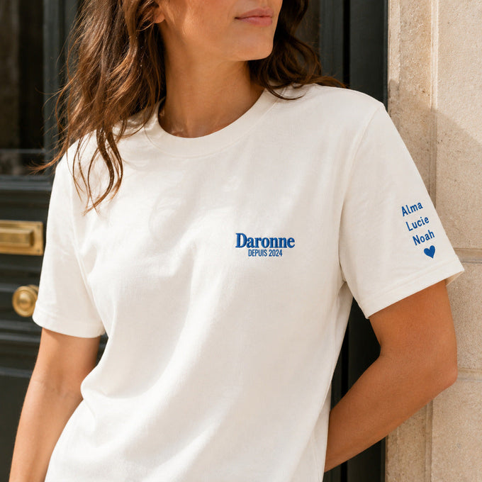 T-shirt personnalisé maman - La Daronne depuis