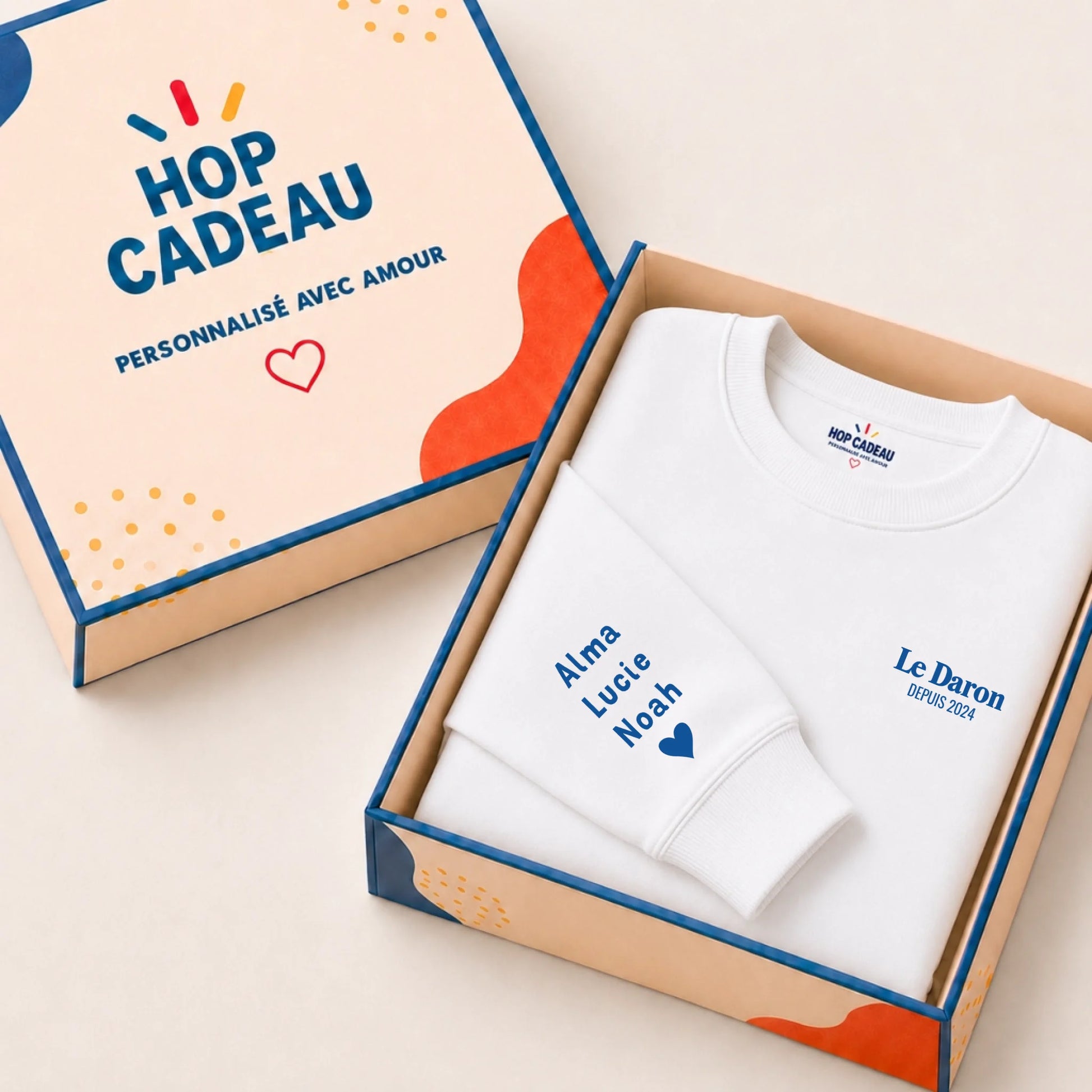 T-shirt personnalisé papa - Le Daron depuis – vue 25