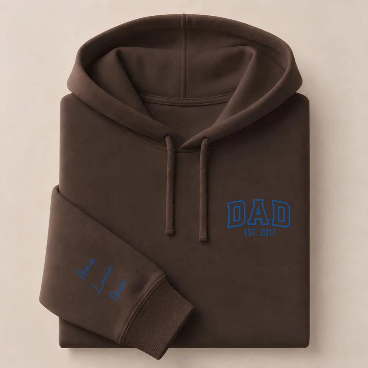 T-shirt personnalisé papa - DAD et prénoms des enfants – vue 40