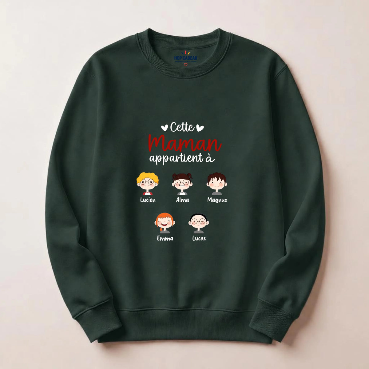 T-shirt Maman personnalisé – Cette Maman appartient à – vue 23