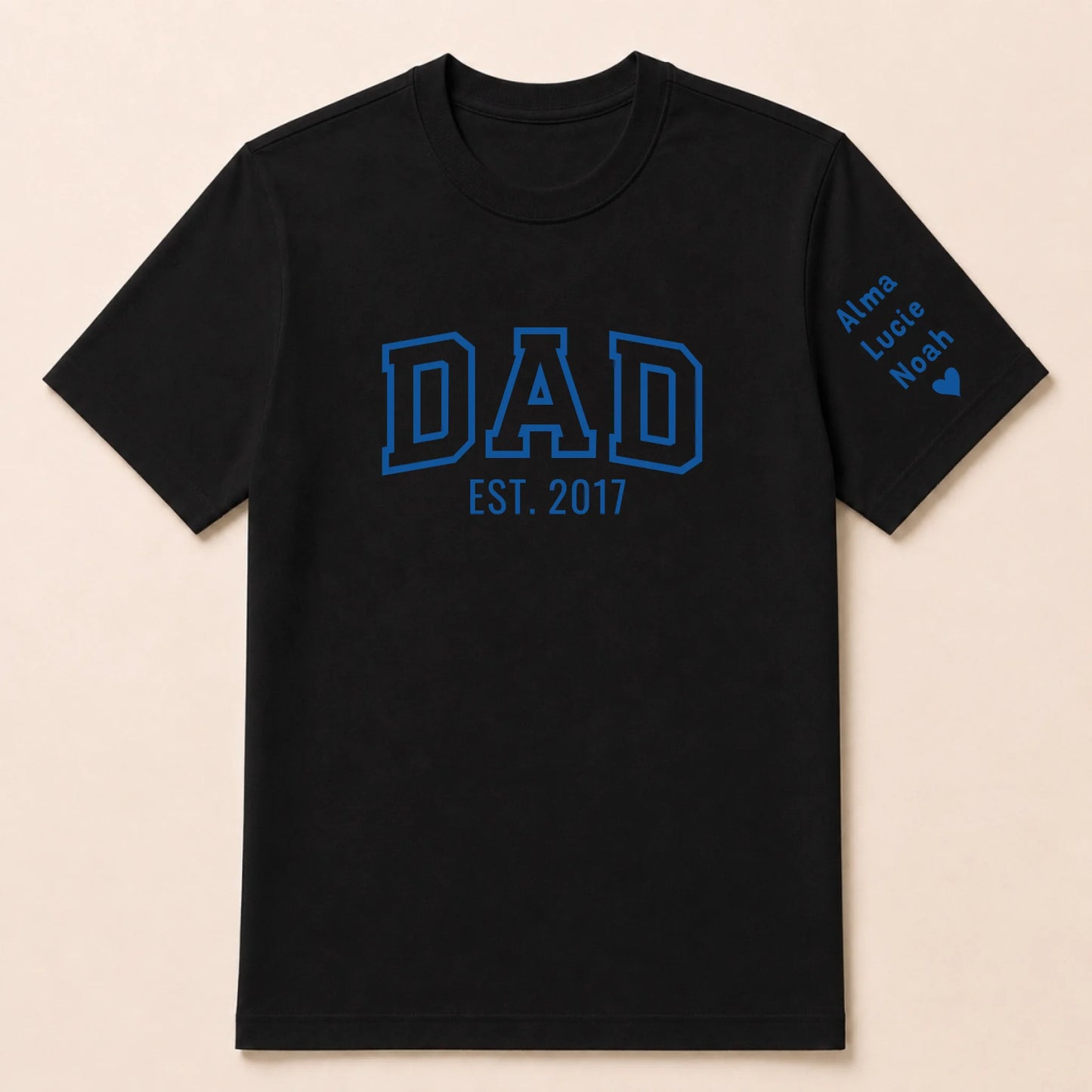 T-shirt personnalisé papa - Dad since – vue 10