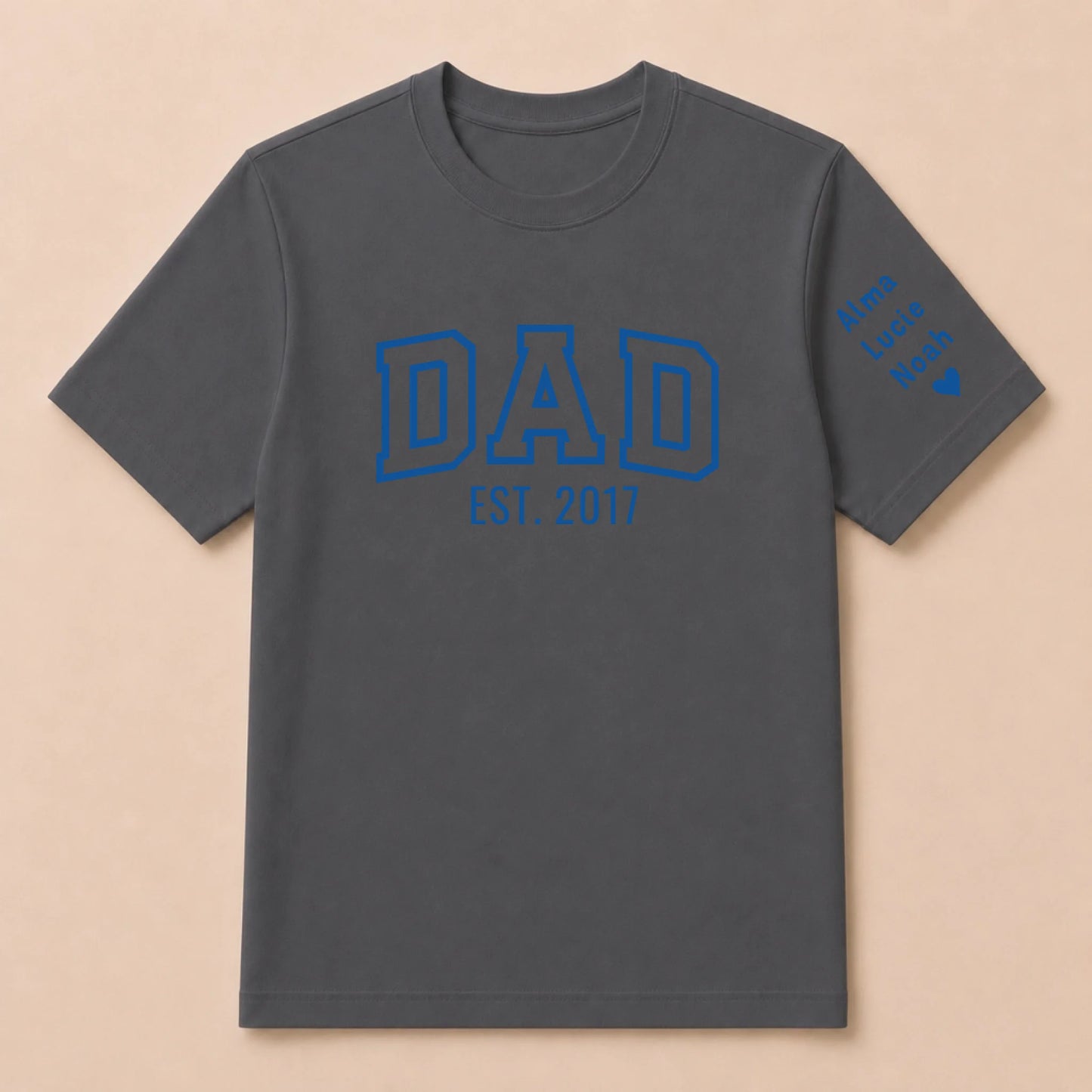 T-shirt personnalisé papa - Dad since – vue 11