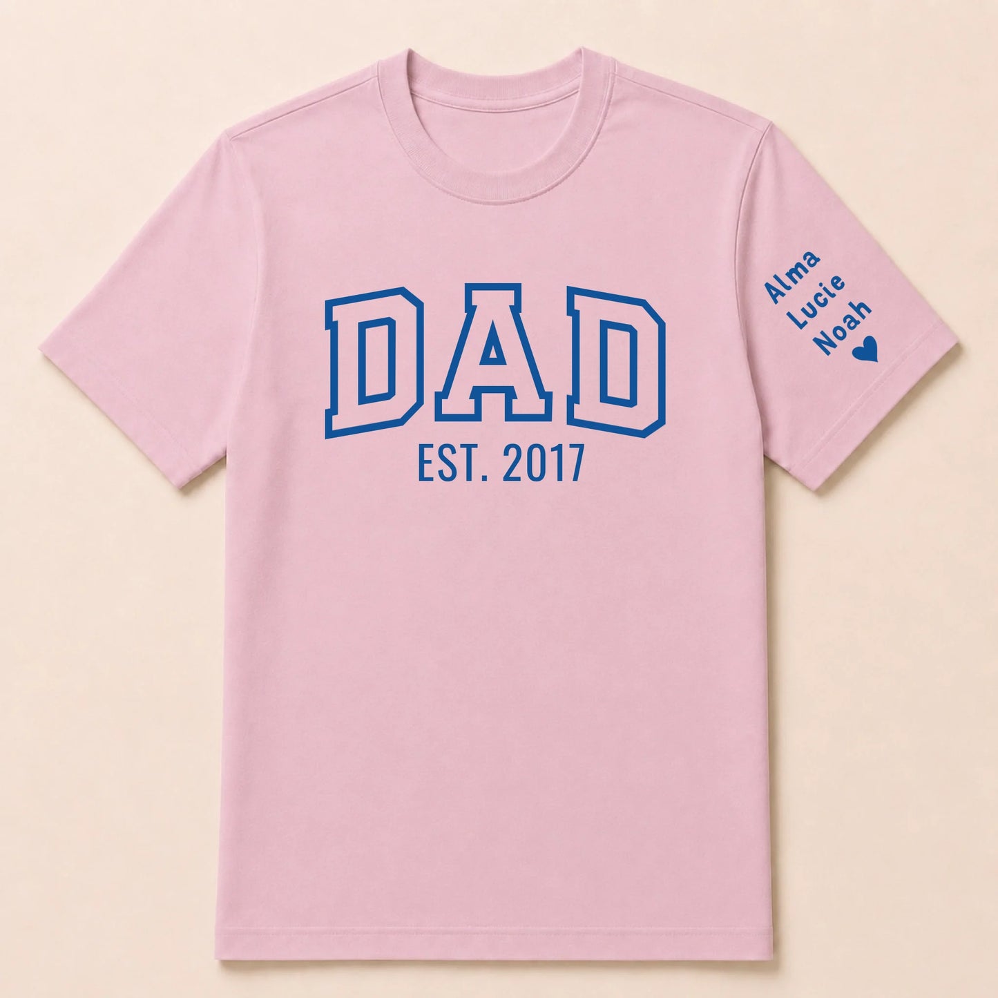 T-shirt personnalisé papa - Dad since – vue 14