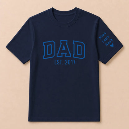 T-shirt personnalisé papa - Dad since – vue 17