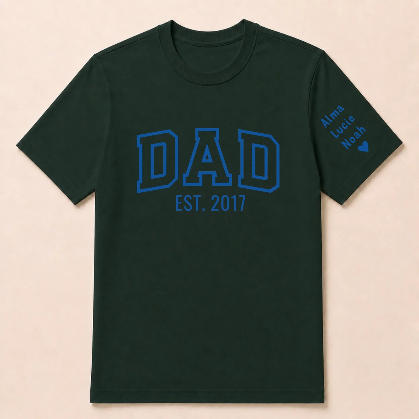 T-shirt personnalisé papa - Dad since – vue 18