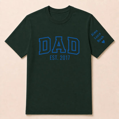 T-shirt personnalisé papa - Dad since – vue 18