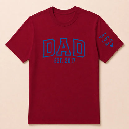 T-shirt personnalisé papa - Dad since – vue 19