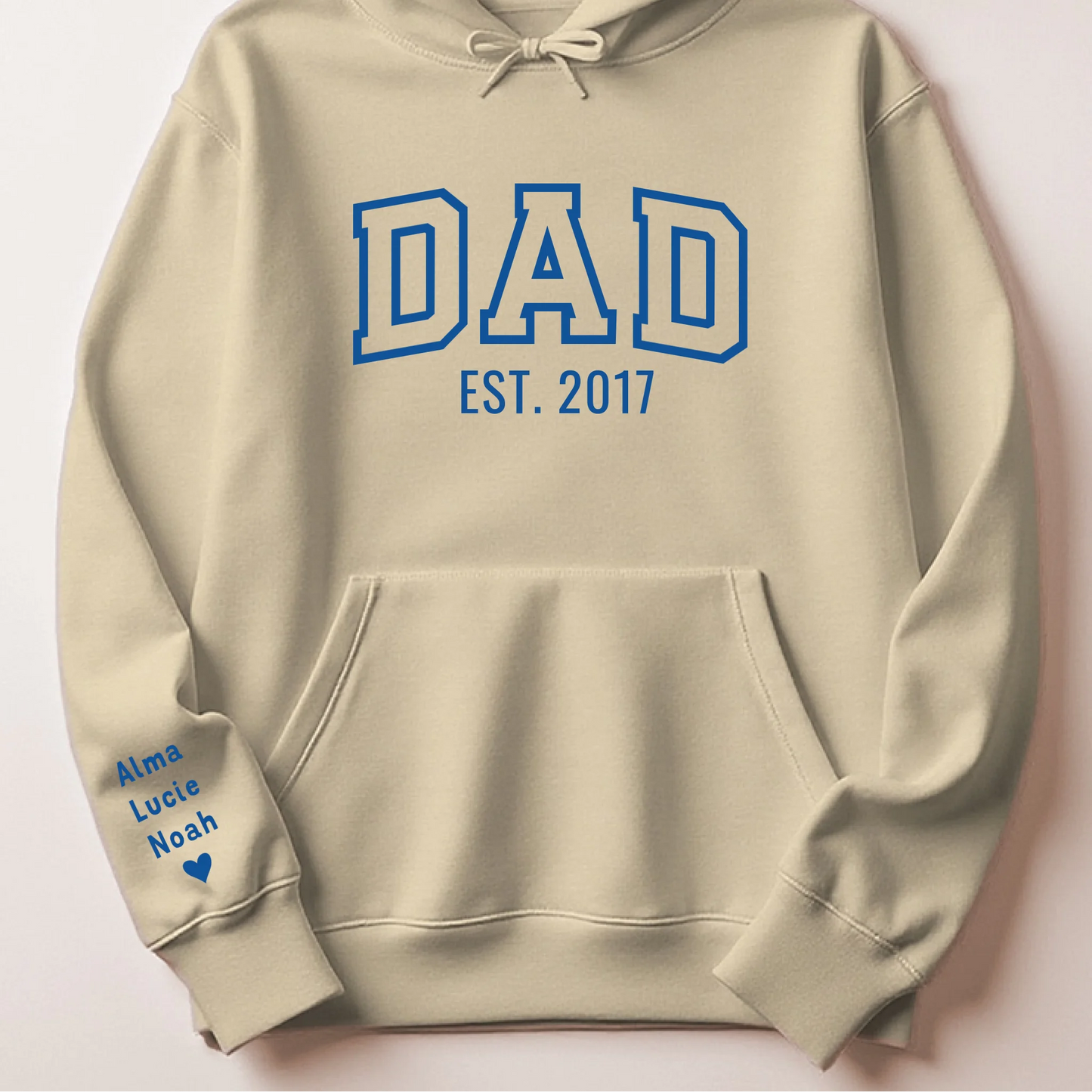 T-shirt personnalisé papa - Dad since – vue 24
