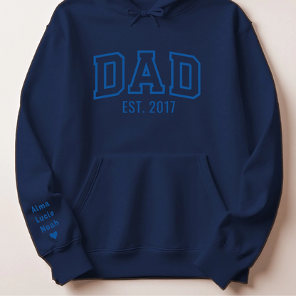 T-shirt personnalisé papa - Dad since – vue 28