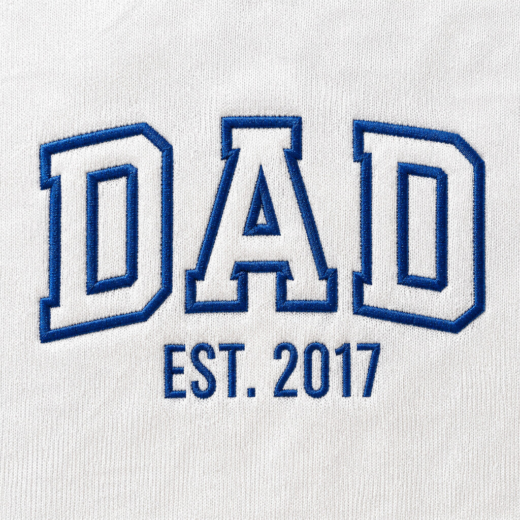 T-shirt personnalisé papa - Dad since – vue 3