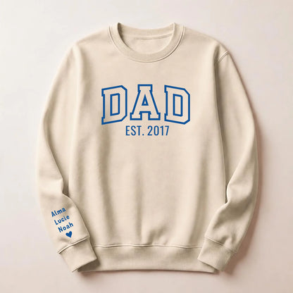 T-shirt personnalisé papa - Dad since – vue 33