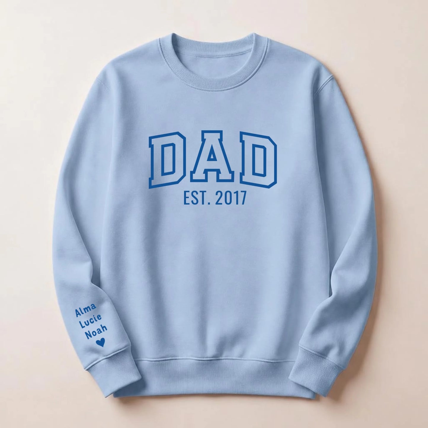 T-shirt personnalisé papa - Dad since – vue 35