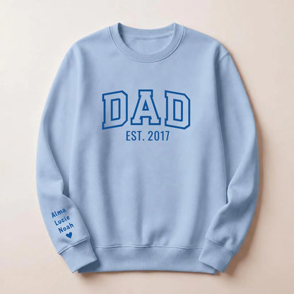 T-shirt personnalisé papa - Dad since – vue 35