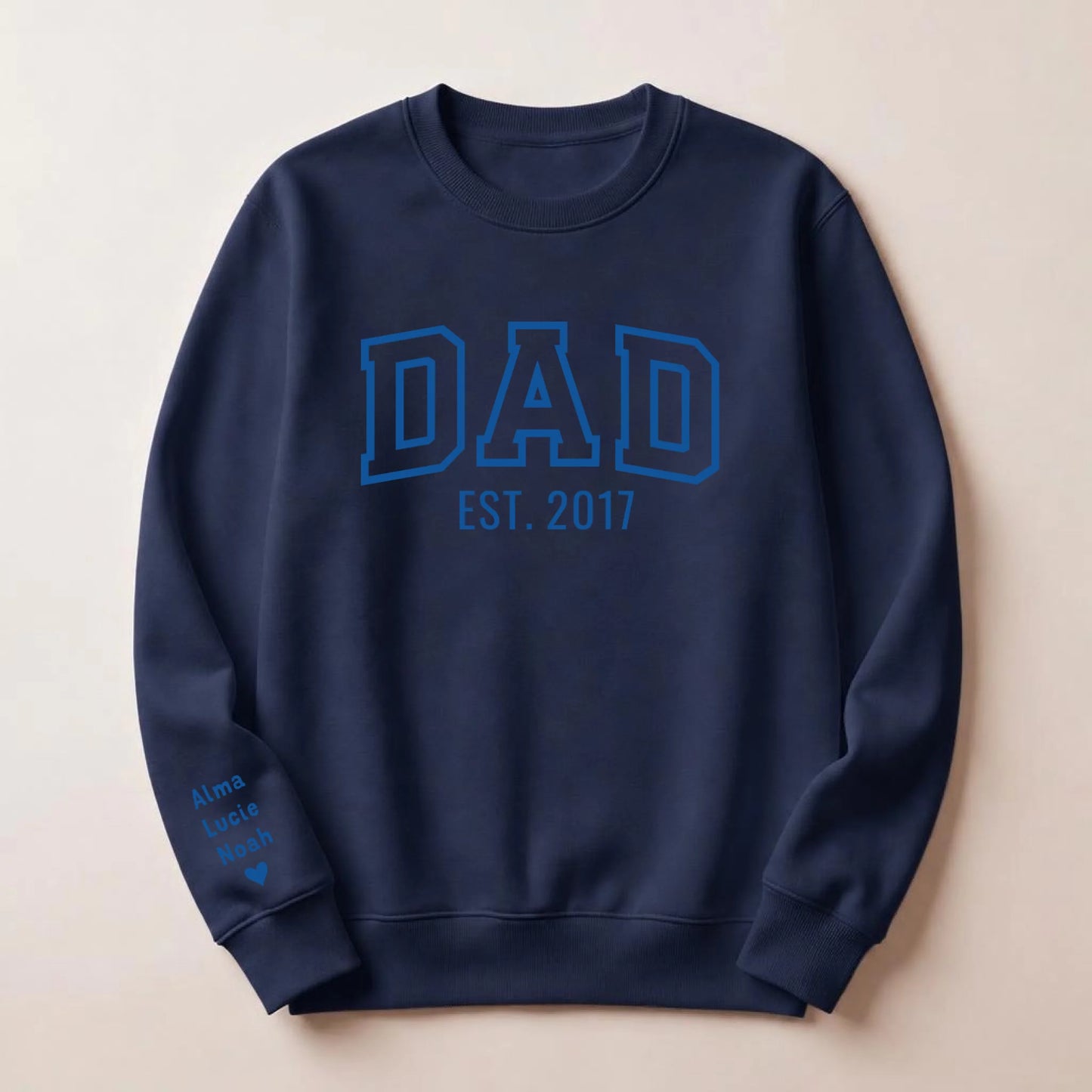 T-shirt personnalisé papa - Dad since – vue 36