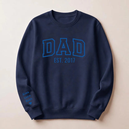 T-shirt personnalisé papa - Dad since – vue 36