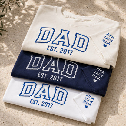 T-shirt personnalisé papa - Dad since – vue 6
