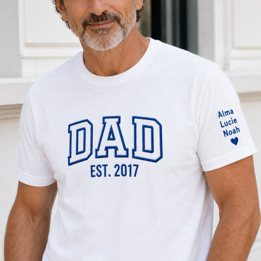 T-shirt personnalisé papa - Dad since