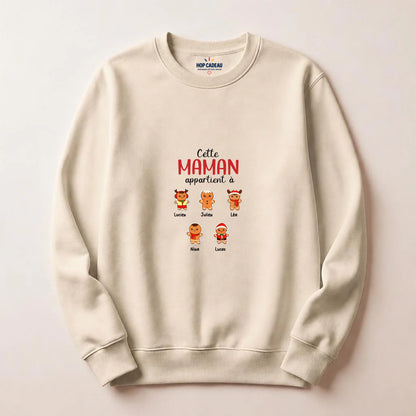 T-shirt de Noël Maman personnalisé – Pain d’épice – vue 23