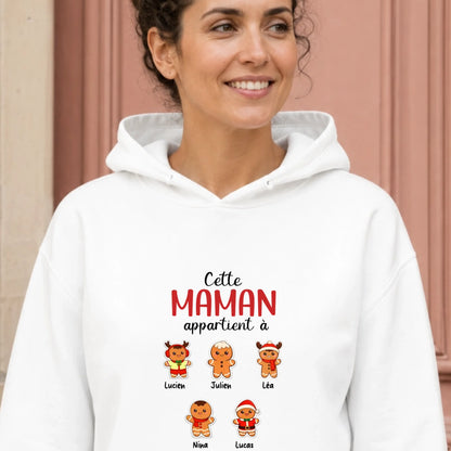 T-shirt de Noël Maman personnalisé – Pain d’épice – vue 26