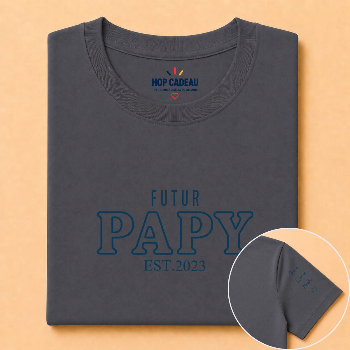 T-shirt personnalisé futur grand-père - Annonce grossesse – vue 9