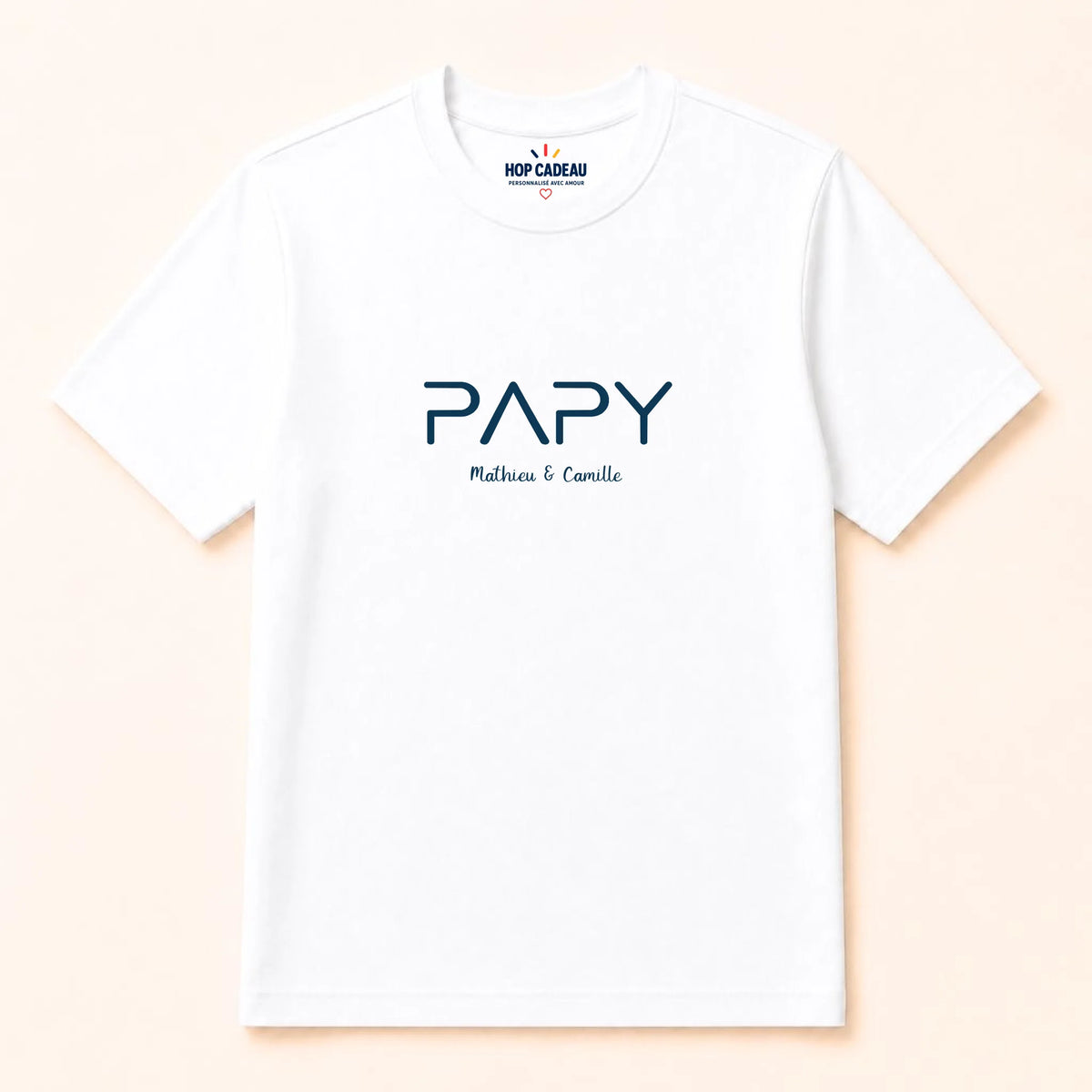 T-shirt personnalisé grand-père - Prénoms des petits-enfants – vue 3