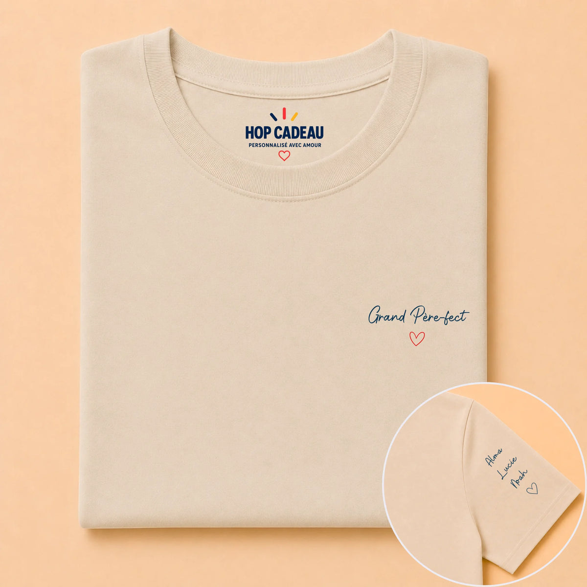 T-shirt personnalisé papy - Grand Père-fect – vue 16