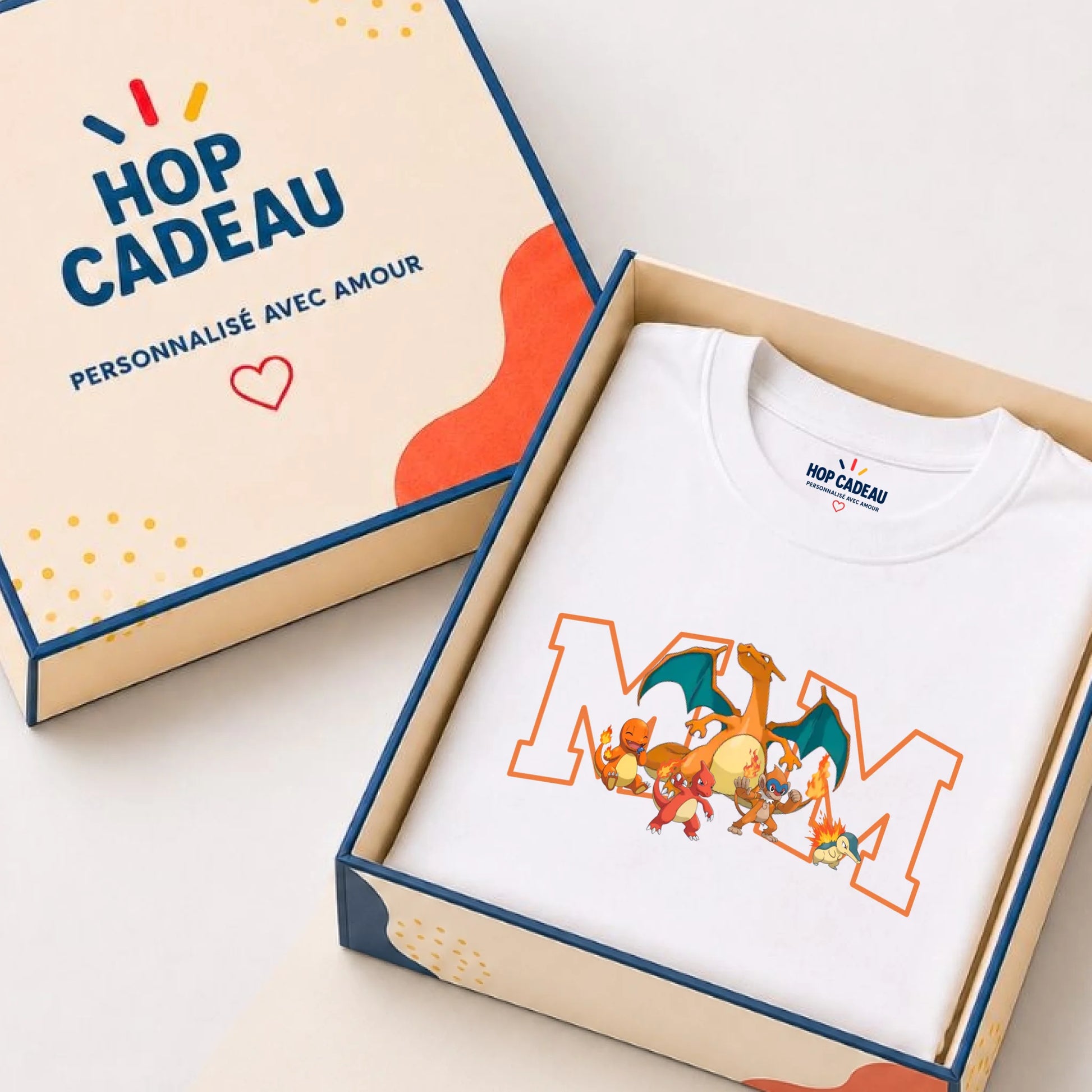 T-shirt personnalisé maman - Initiale et prénoms des enfants – vue 6