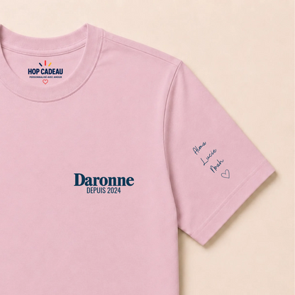 T-shirt personnalisé maman - Daronne depuis – vue 10