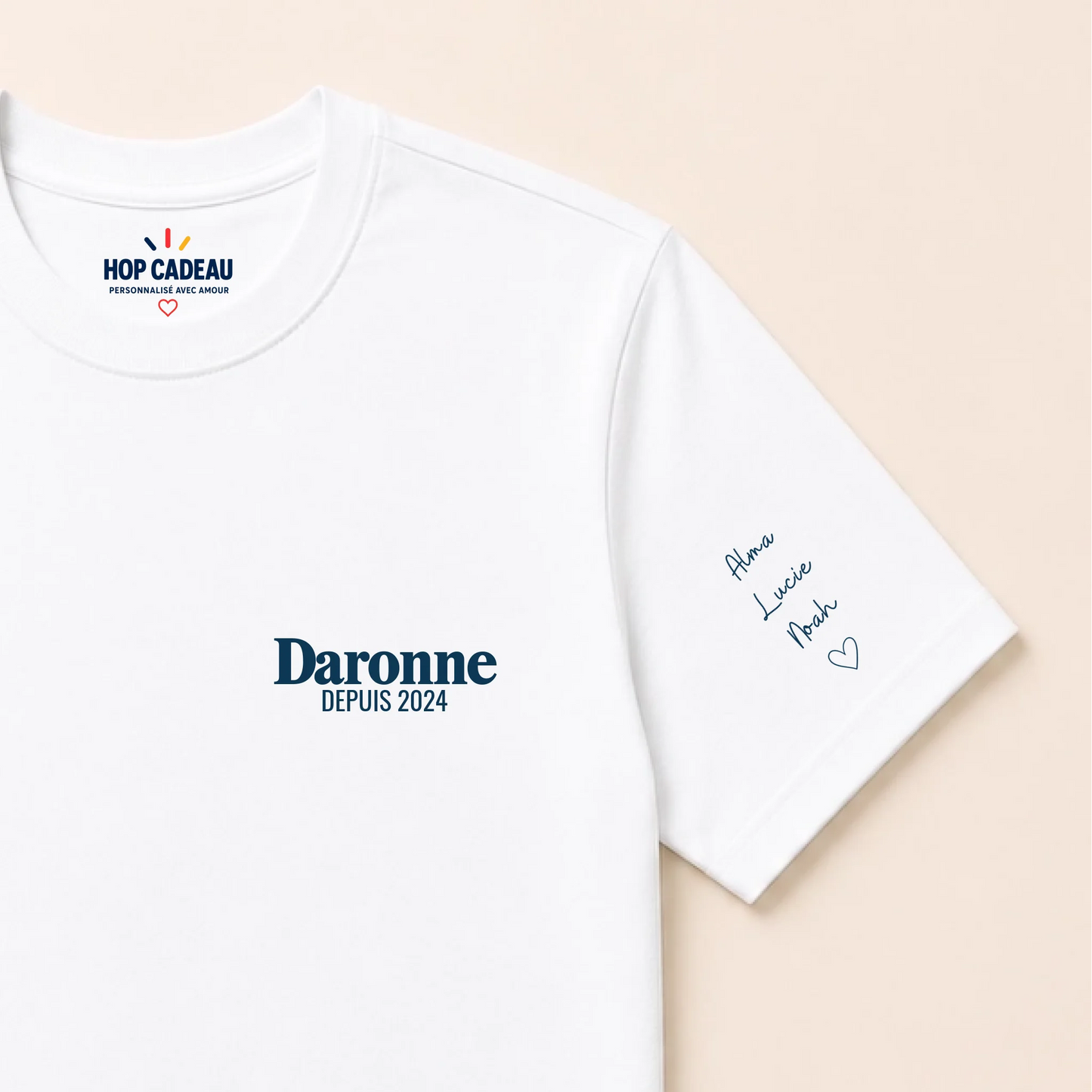 T-shirt personnalisé maman - Daronne depuis – vue 4