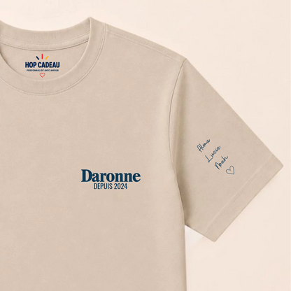 T-shirt personnalisé maman - Daronne depuis – vue 7