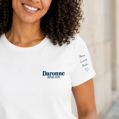 T-shirt personnalisé maman - Daronne depuis