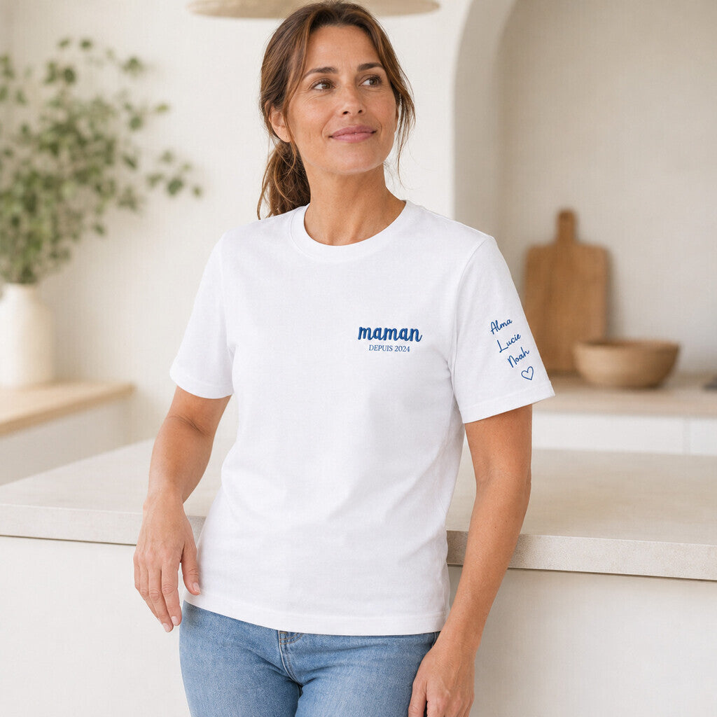 T-shirt personnalisé maman - Maman depuis – vue 2