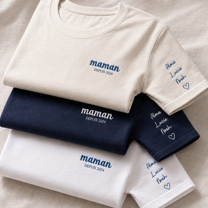 T-shirt personnalisé maman - Maman depuis – vue 3