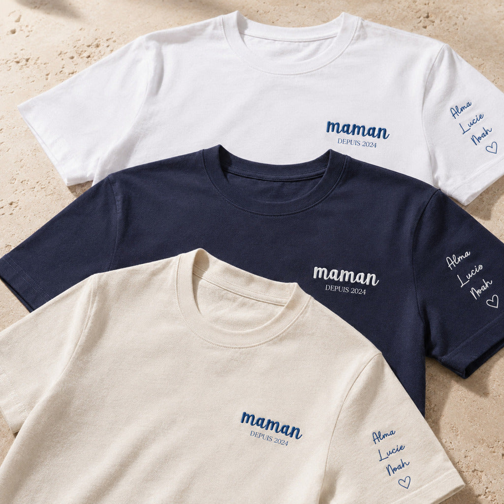 T-shirt personnalisé maman - Maman depuis – vue 4