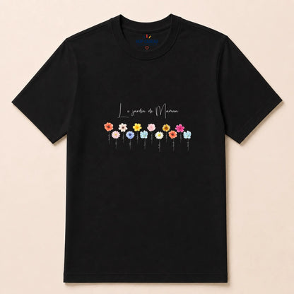 T-shirt Maman personnalisé – Le jardin de Maman – vue 5