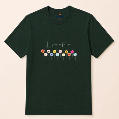 T-shirt Maman personnalisé – Le jardin de Maman – vue 9