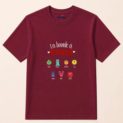 T-shirt Maman personnalisé – La bande à Maman – vue 10