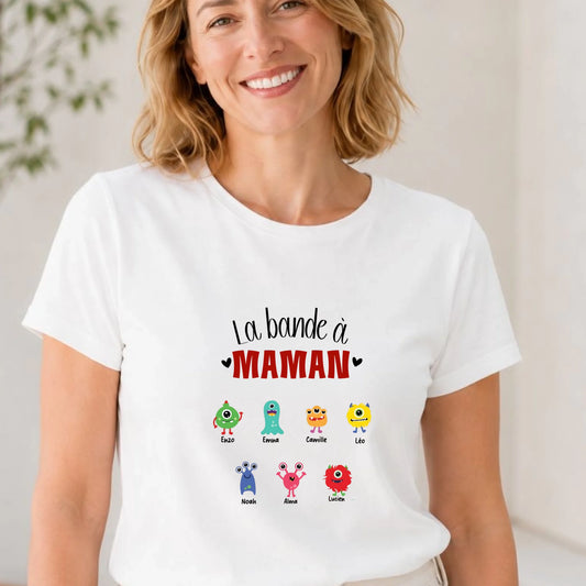 T-shirt Maman personnalisé – La bande à Maman
