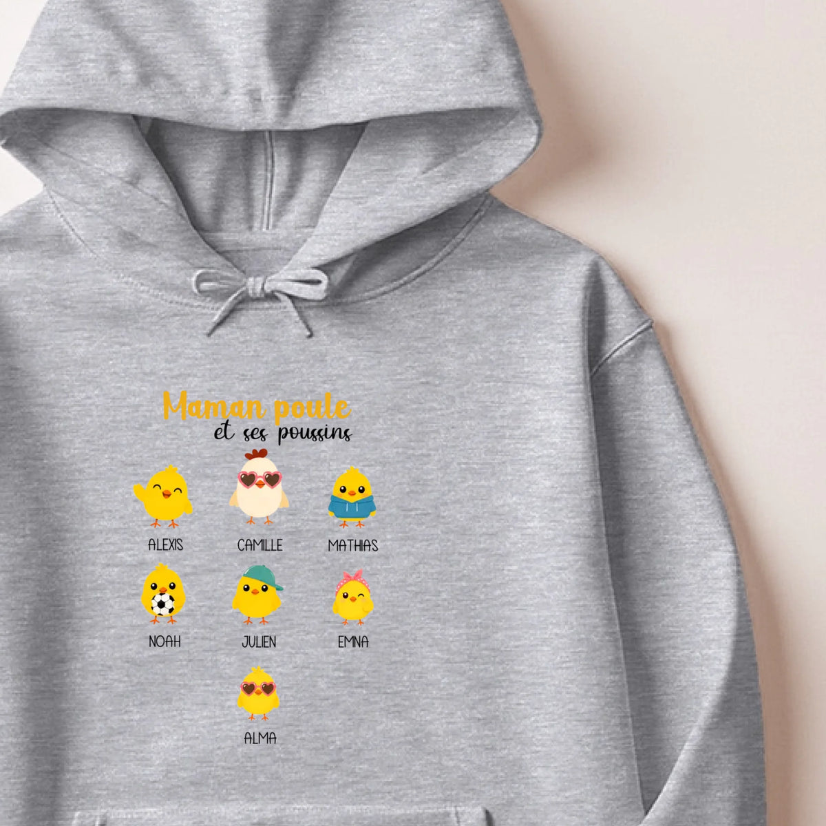 T-shirt Maman personnalisé – Maman Poule – vue 33