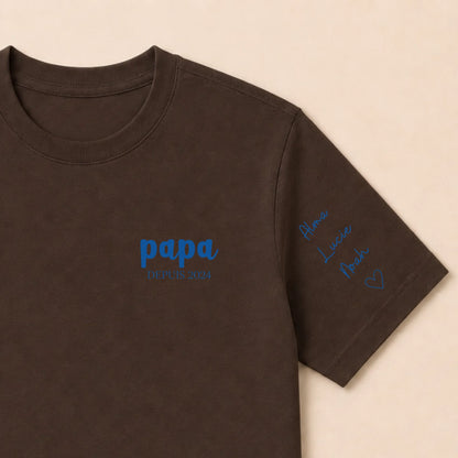 T-shirt personnalisé papa - Papa depuis – vue 20
