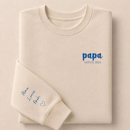 T-shirt personnalisé papa - Papa depuis – vue 27