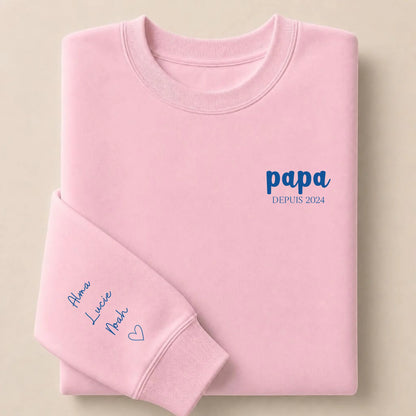 T-shirt personnalisé papa - Papa depuis – vue 29