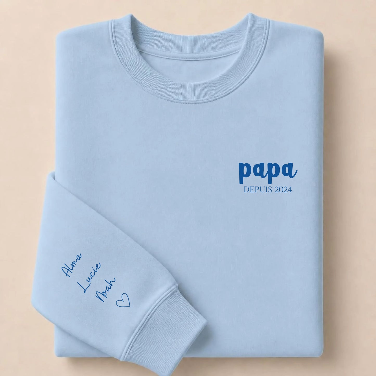 T-shirt personnalisé papa - Papa depuis – vue 32