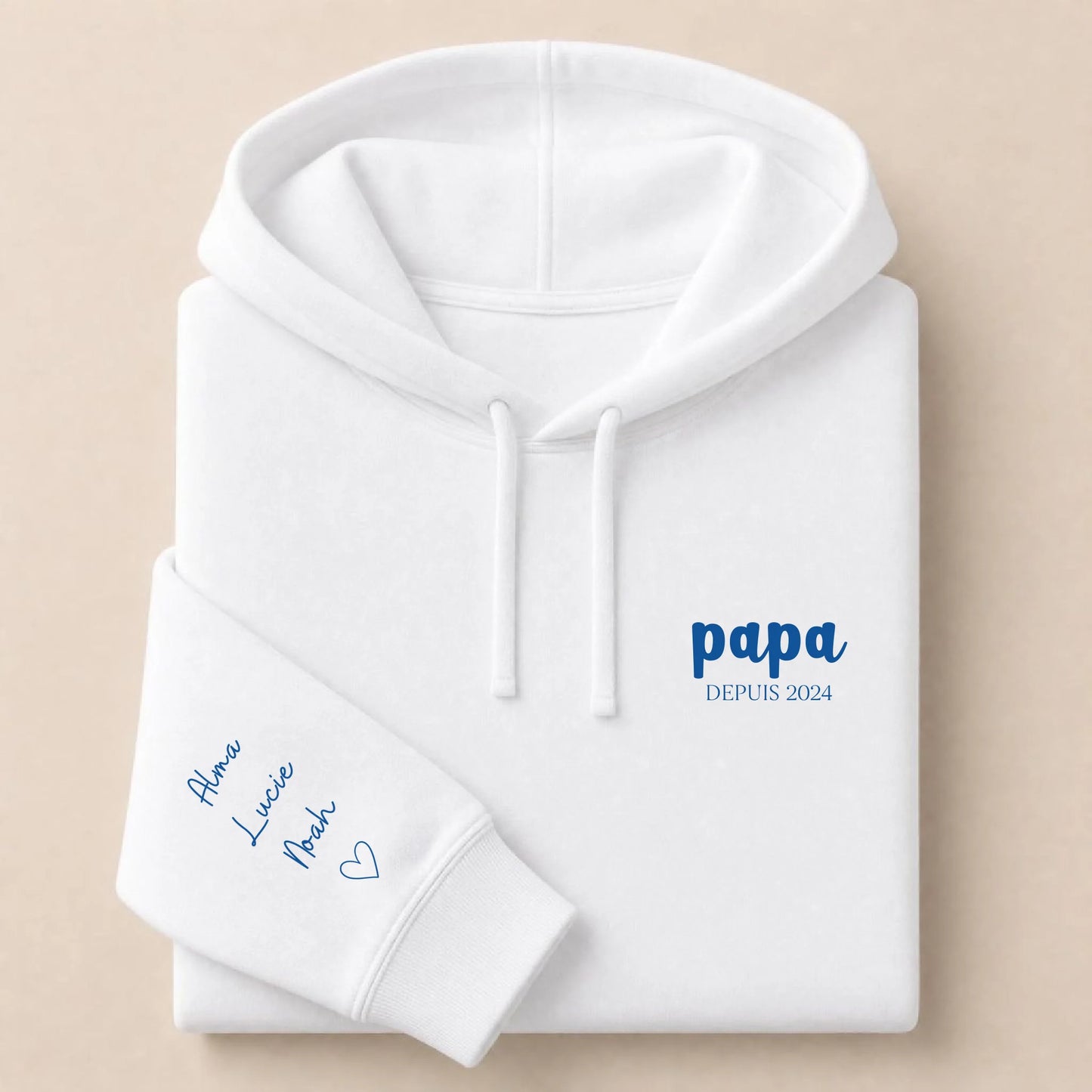 T-shirt personnalisé papa - Papa depuis – vue 38
