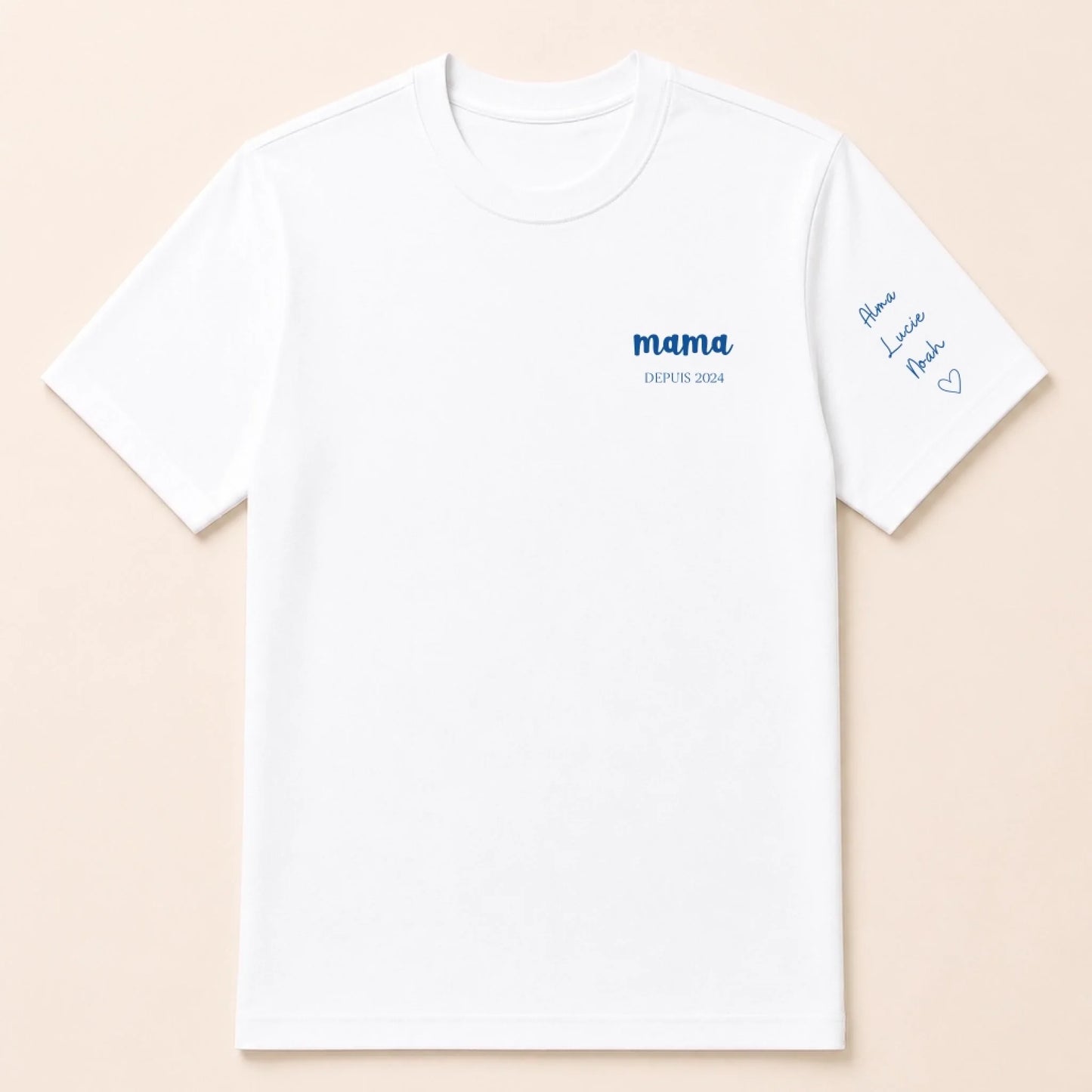 T-shirt personnalisé papa - Papa depuis – vue 8