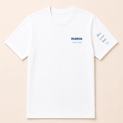 T-shirt personnalisé papa - Papa depuis – vue 8