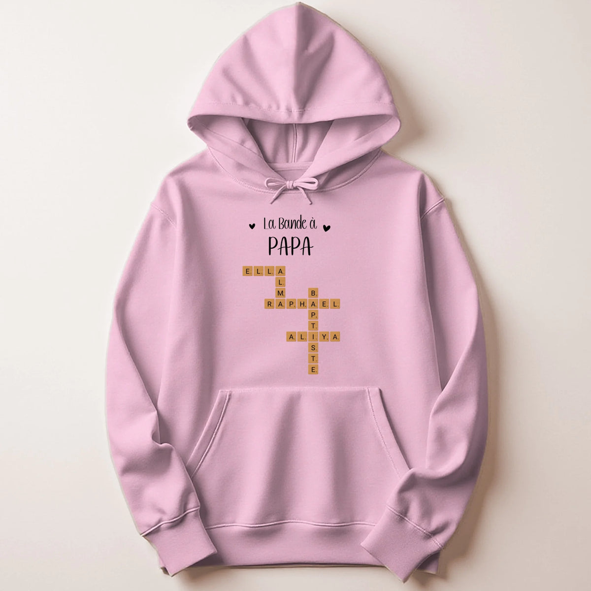 T-shirt personnalisé papa Scrabble - La bande à papa – vue 31